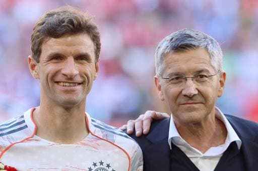 海納：我們歡迎前球員回俱樂部任職，希望穆勒退役后能回來