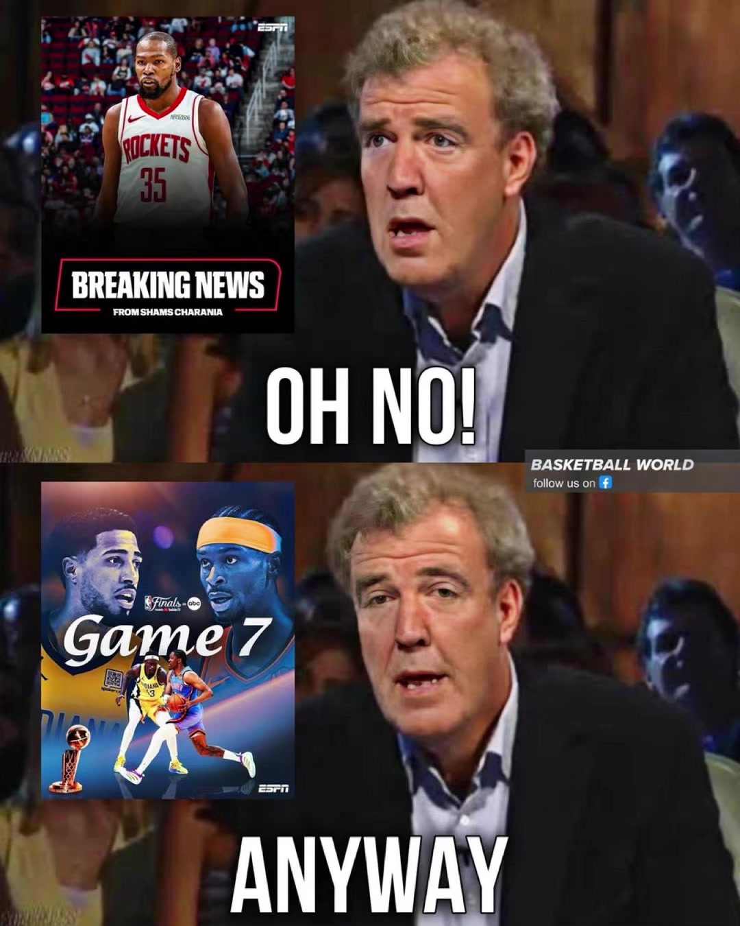 很真實吧決賽搶七愛咋咋...杜蘭特交易臥槽