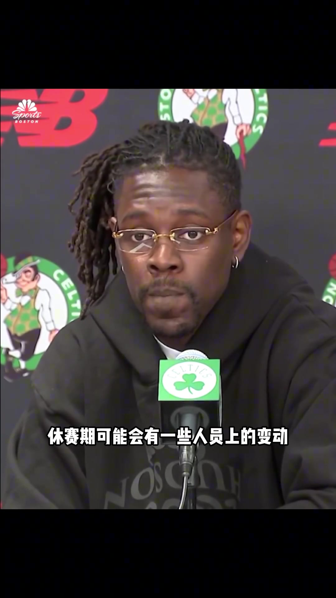 還是走了綠軍被淘汰之后 霍勒迪采訪我希望下賽季還能留隊