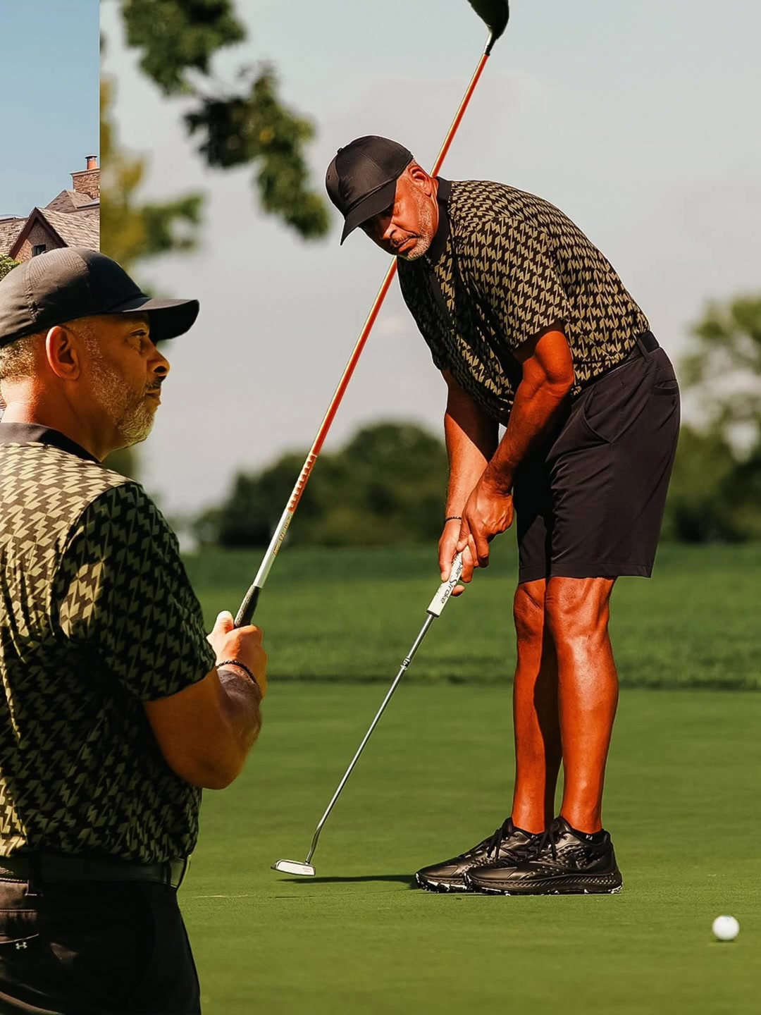 充實的休賽期庫里社媒曬出參加高爾夫比賽合影