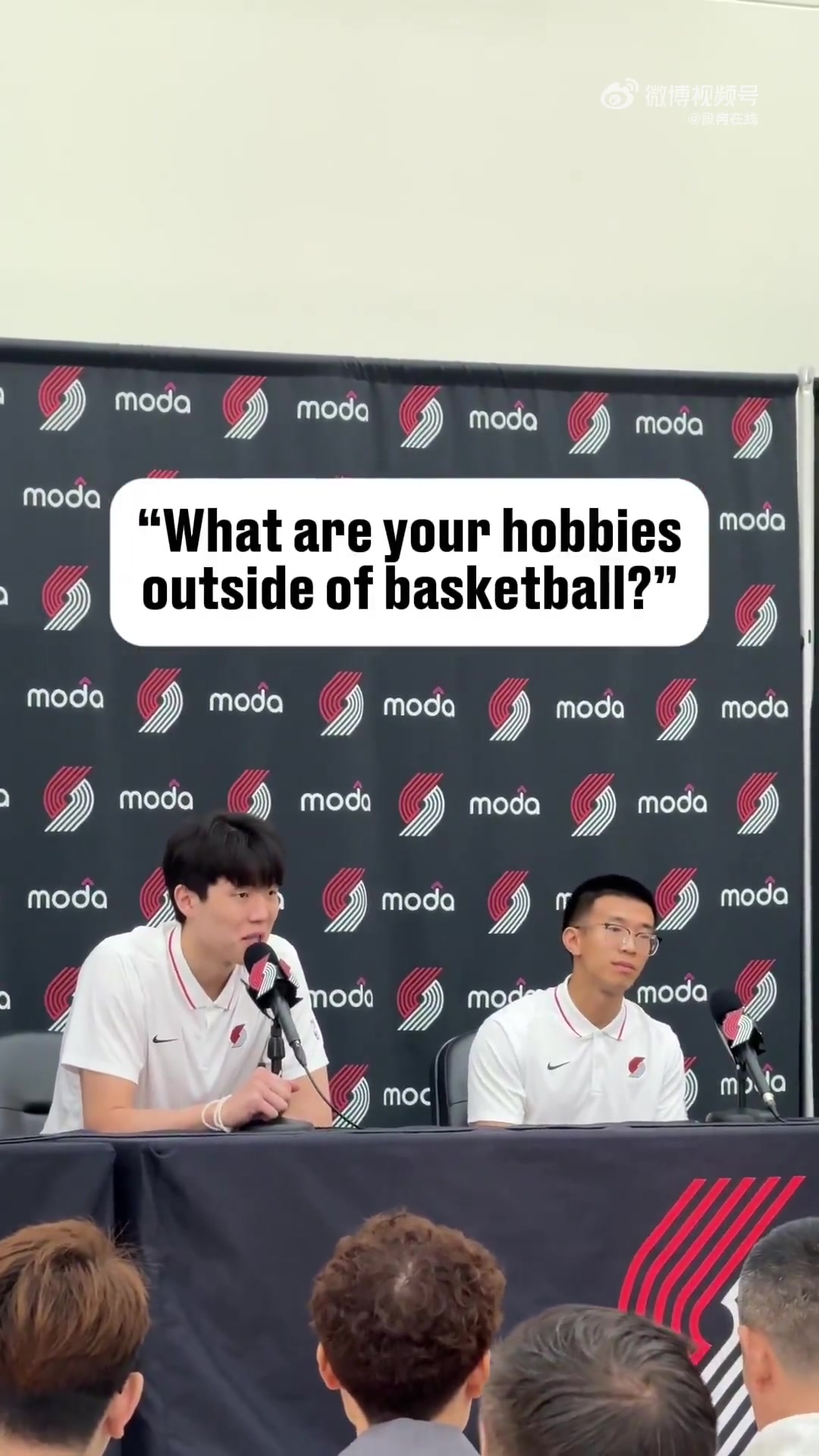 除了籃球外你還喜歡什么楊瀚森用英語答吃飯睡覺打游戲