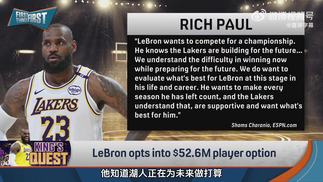 名嘴即便詹姆斯降薪湖人也沒空間 他上賽季依然比杜蘭特更出色