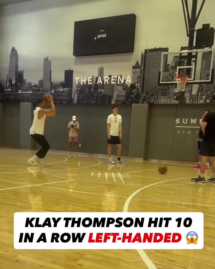 頂級3D的手感還在克萊-湯普森嘗試左手投籃連進10個球