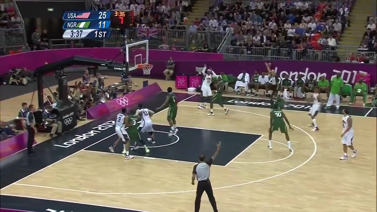 恐怖的得分爆炸力巔峰安東尼上場僅14分鐘就狂轟37分打爆尼日利亞