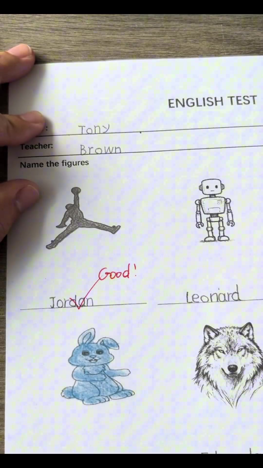 看似全錯(cuò)實(shí)則全對(duì)一位NBA球迷的英語測試卷 看似全錯(cuò)實(shí)則全對(duì)一位NBA球迷的英語測試卷