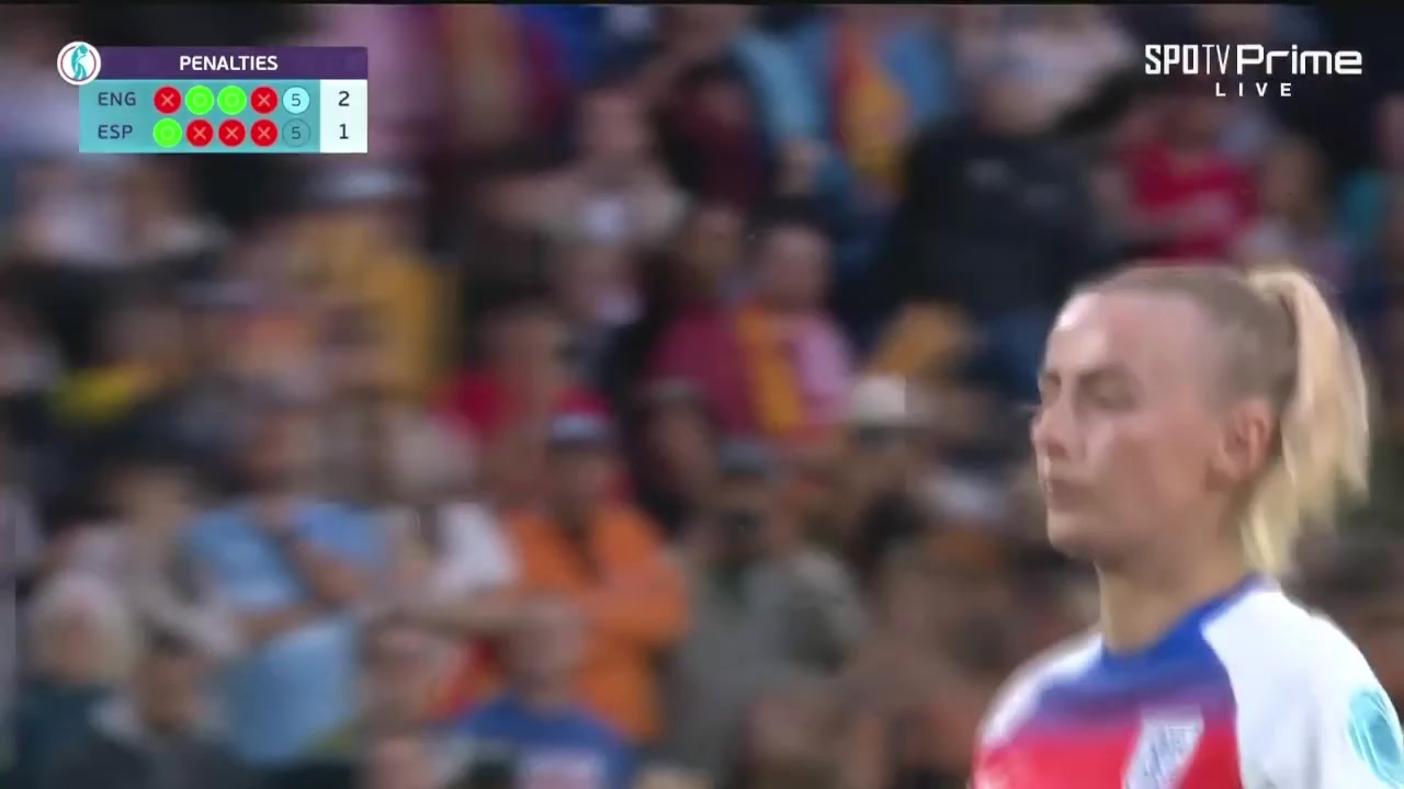 大心臟凱莉點(diǎn)球大戰(zhàn)第5罰命中英格蘭女足衛(wèi)冕歐洲杯