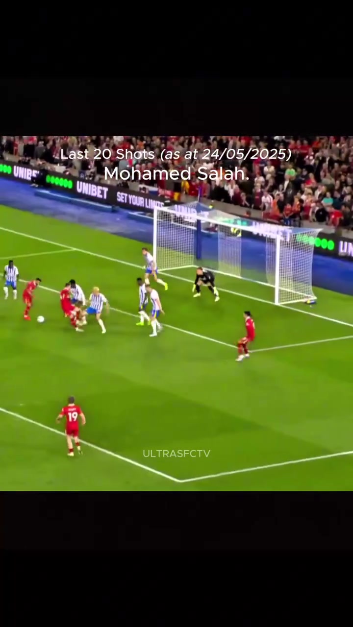 有點快樂了薩拉赫近20腳射門合集統(tǒng)計到5月24日