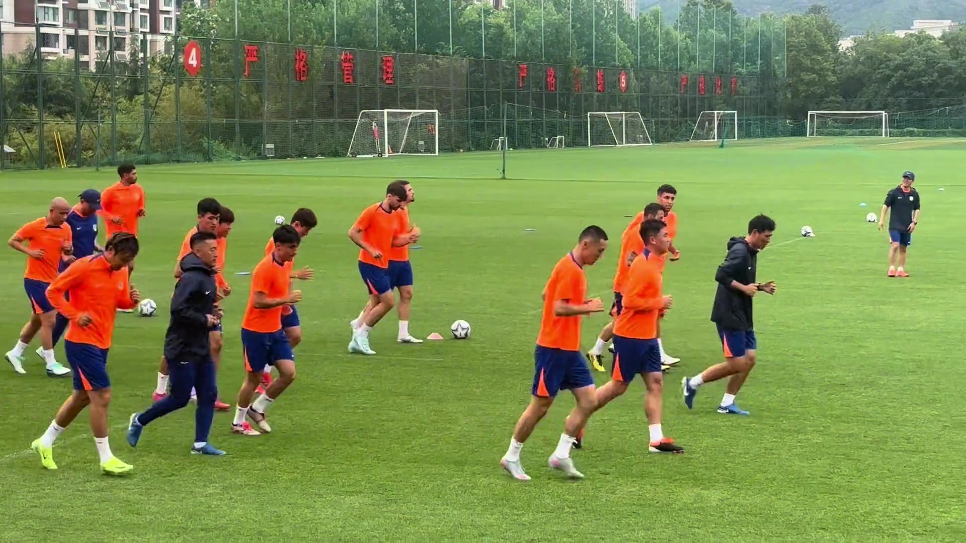 泰山隊訓練陣容齊整29人參加賽前訓練就看崔康熙排兵布陣了