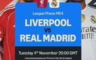 明天凌晨4點(diǎn)，利物浦第13次戰(zhàn)皇馬