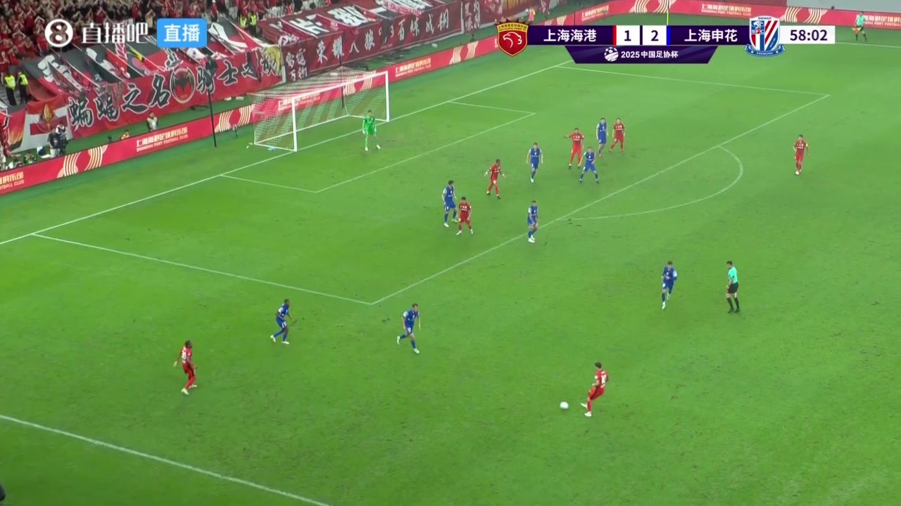 古斯塔沃替補(bǔ)登場(chǎng)頭球秒扳平海港2-2再扳平申花