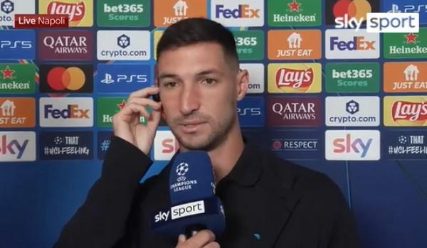 波利塔諾：踢法蘭克福我們絕對要贏；我為斯帕萊蒂感到高興