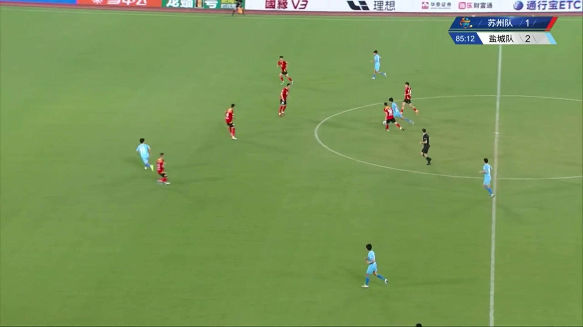 蘇超又一名場(chǎng)面鹽城隊(duì)中圈吊射破門(mén)解說(shuō)驚呼斯坦科維奇