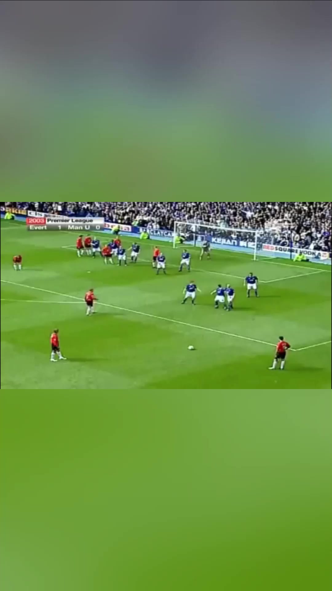 貝式弧線貝克漢姆在英超留下了的最后一粒任意球