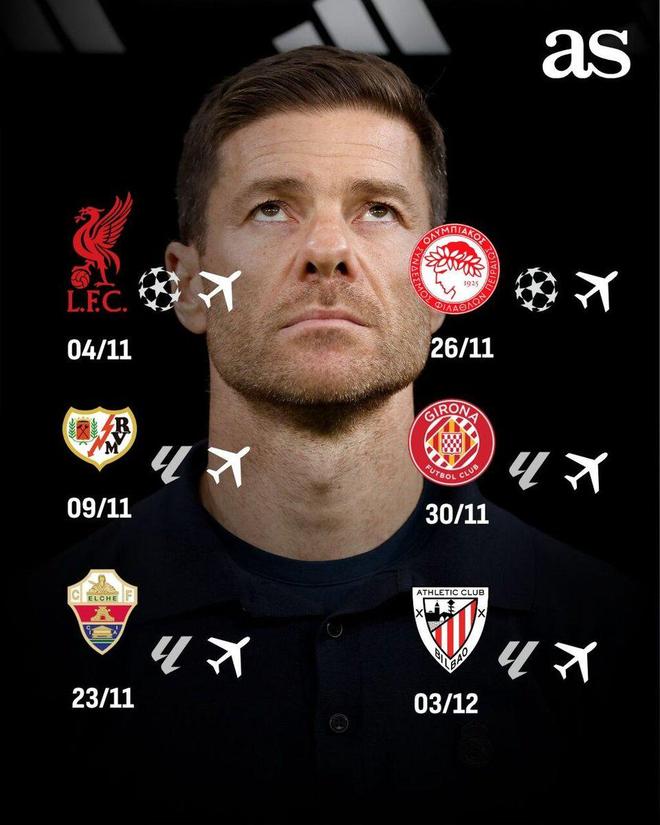 皇馬即將迎來各項(xiàng)賽事六連客，12月才能重回伯納烏