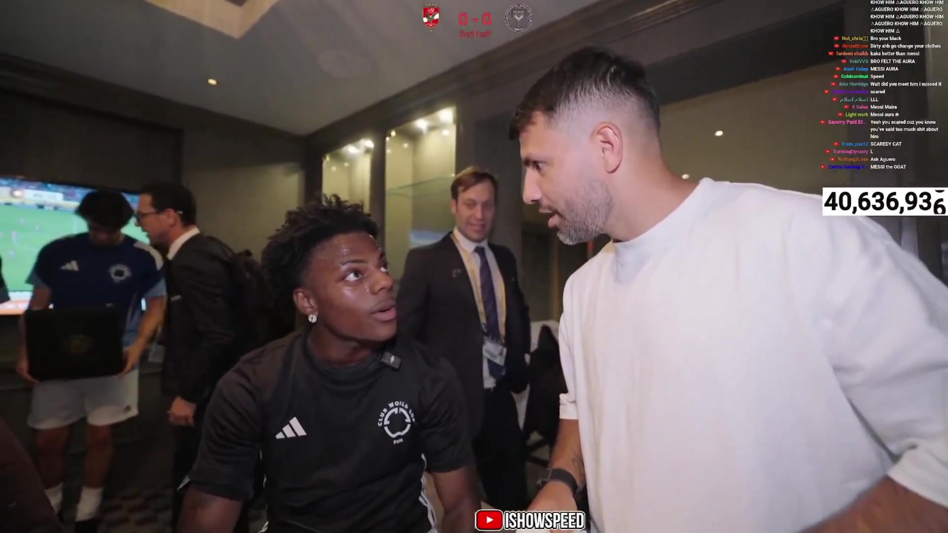 真敢說(shuō)阿圭羅嘲諷你偶像C羅咋沒(méi)來(lái)踢世俱杯在電視前觀戰(zhàn)