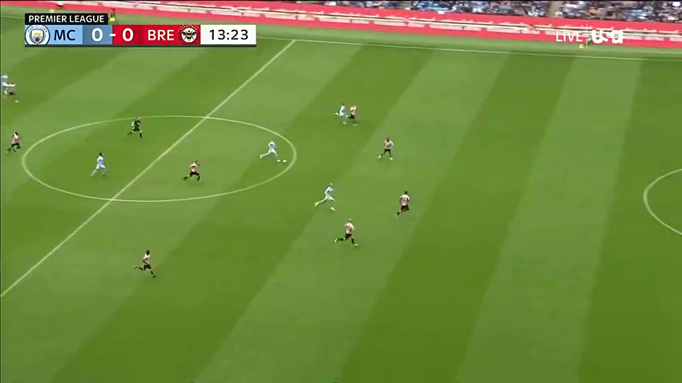 哈蘭德我X福登假動(dòng)作把哈蘭德晃出底線