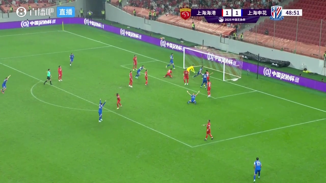 路易斯包抄梅開(kāi)二度申花2-1再度領(lǐng)先海港