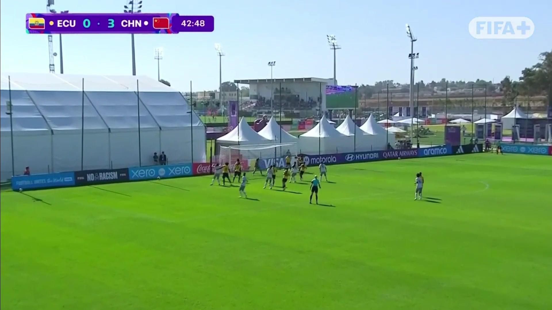 直接打花了U17中國(guó)女足4-0領(lǐng)先出線在望宋語(yǔ)后點(diǎn)破門(mén)