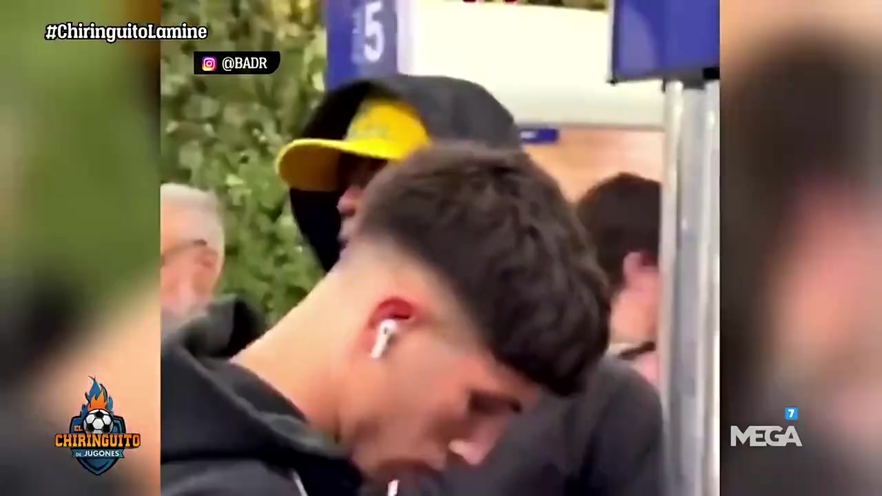 亞馬爾度假歸來(lái)在機(jī)場(chǎng)被認(rèn)出球迷對(duì)他喊道登貝萊金球獎(jiǎng)