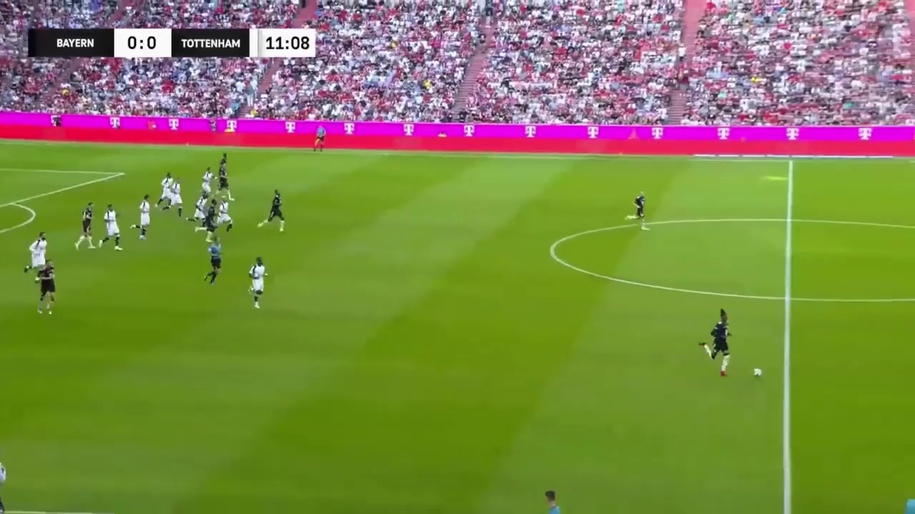 攻破舊主奧利塞中場長傳送助攻凱恩停球打門一氣呵成