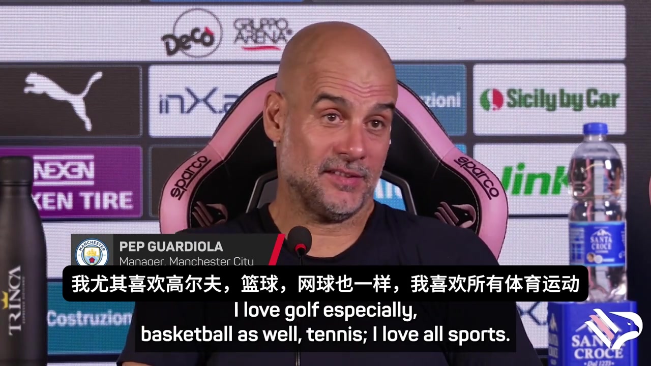 瓜迪奧拉我很喜歡詹姆斯庫(kù)里杜蘭特NBA對(duì)我來(lái)說(shuō)很重要