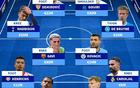 因傷缺席今年剩餘比賽陣容：德佈勞內(nèi)、卡瓦哈爾、加維等在列