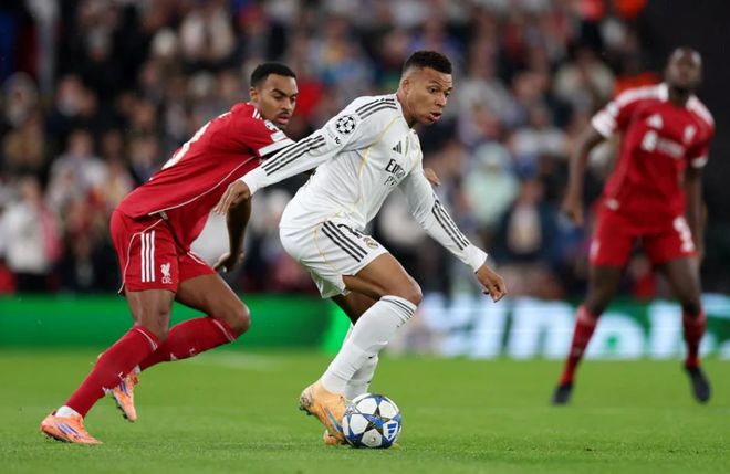 利物浦1-0送皇馬歐冠首??！麥卡利斯特制勝，薩拉赫+姆巴佩皆啞火