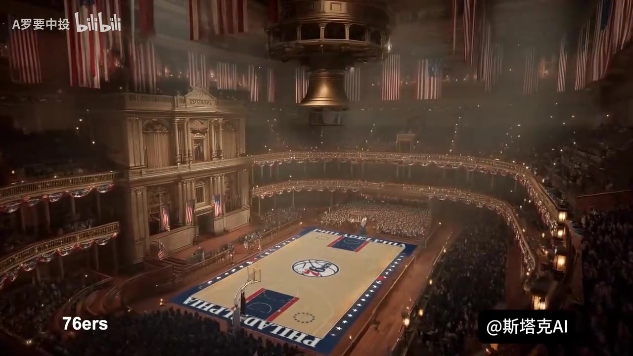 哪個(gè)最好看AI制作假如NBA每支球隊(duì)的球館都具有球隊(duì)特色