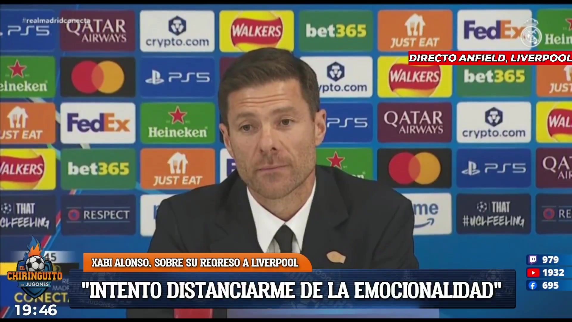 阿隆索解釋不在安菲爾德訓練的原因會給競爭對手提供線索