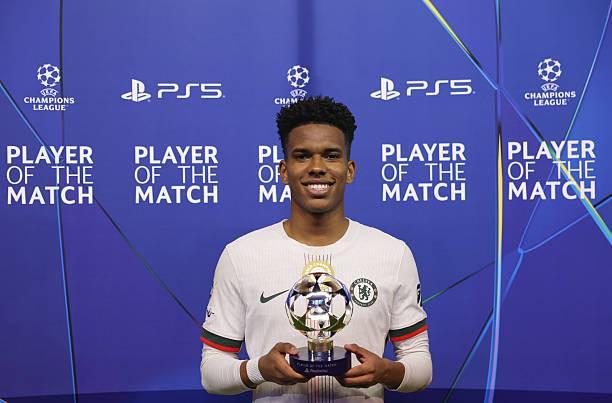 首開(kāi)記錄，埃斯特旺當(dāng)選卡拉巴赫vs切爾西全場(chǎng)最佳