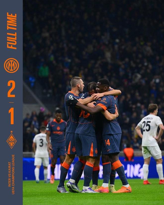 15勝3平，國米近18場(chǎng)歐冠主場(chǎng)比賽保持不敗