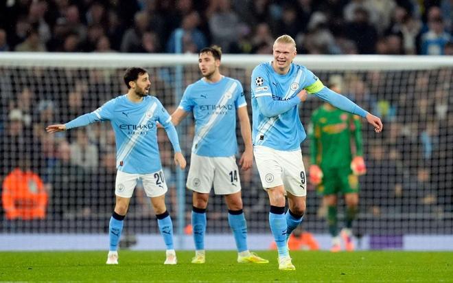 哈蘭德連續(xù)5場(chǎng)歐冠取得進(jìn)球，成曼城隊(duì)史第一人