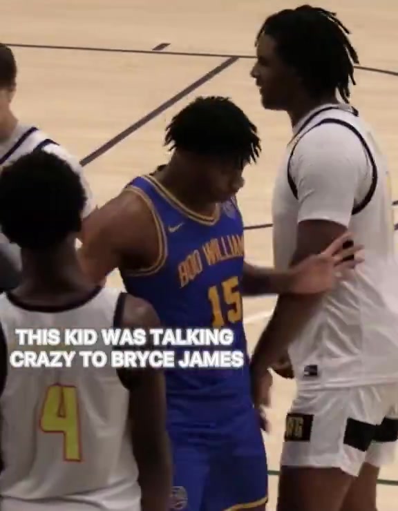 布萊斯也有股狠勁啊這記殘暴大帽有沒點老詹的風范