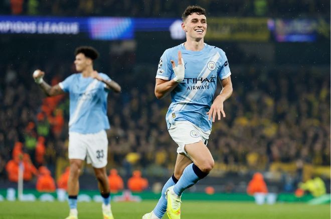 曼城4-1多特：福登雙響閃耀歐冠，哈蘭德弒舊主延續(xù)紀(jì)錄