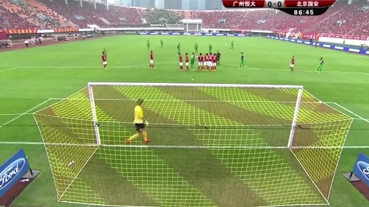 邵式弧線當年邵佳一精彩任意球絕殺恒大