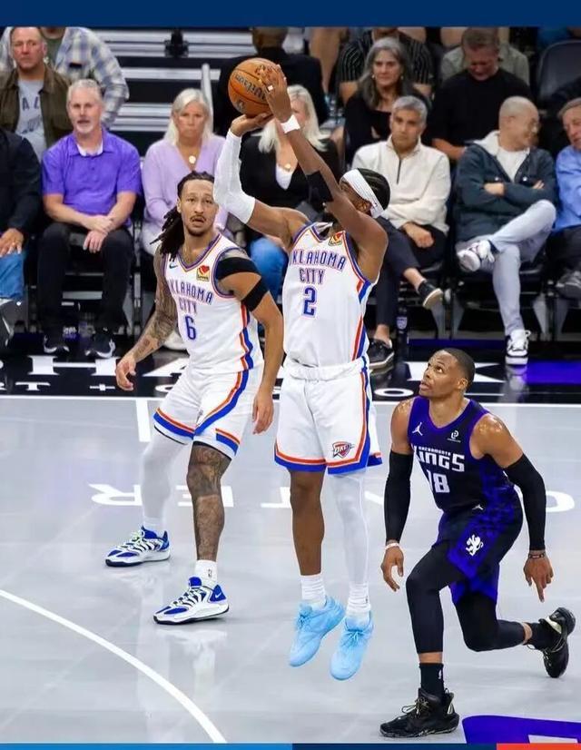 NBA戰(zhàn)報(bào)｜雷霆132-101擊敗國王，哈爾滕施泰因33分19板，亞歷山大30分，威斯佈魯克24分6板9助